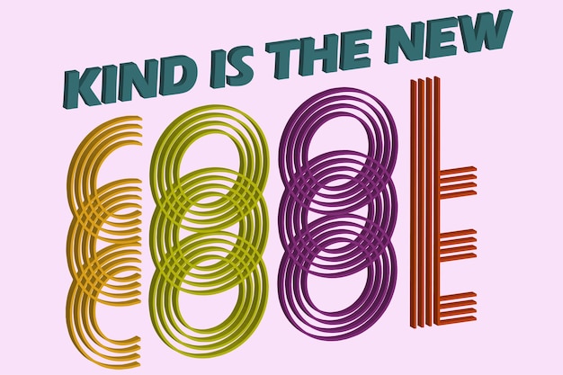 Kind es el nuevo vector COOL typogra