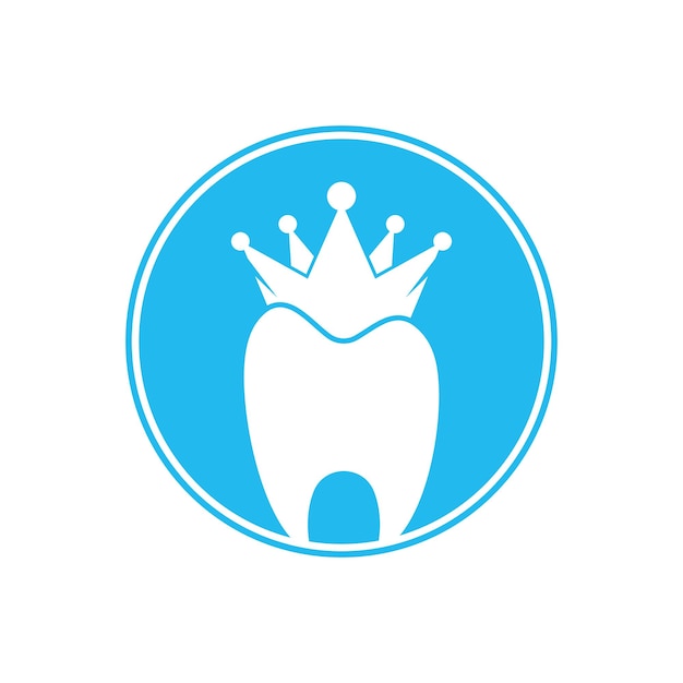 King Dental logo diseños concepto vector Dental Health logo símbolo