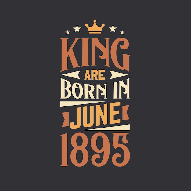 King nace en junio de 1895
