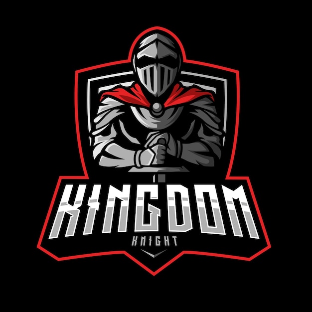 Kingdom Knight Mascot Logo Esports