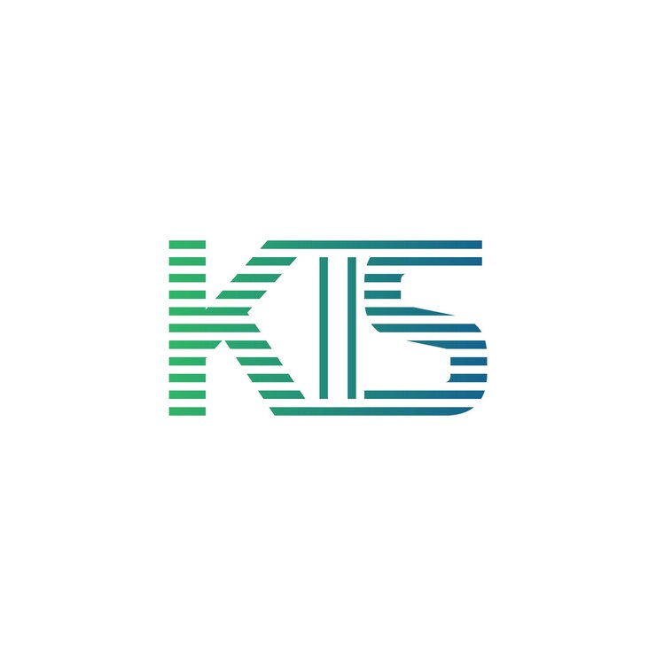 Vector kis moderno diseño de logotipo carta kis minimalista profesional y versátil icono de marca para la identidad empresarial