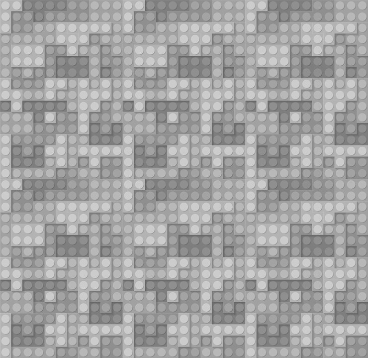 Vector kit de construcción elementos fondo gris