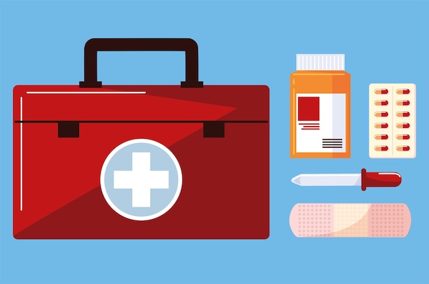 Kit de medicinas y medicamentos