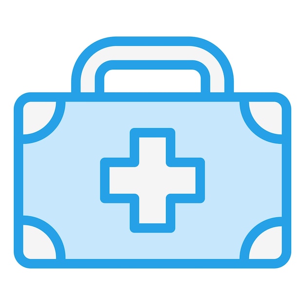 Kit de primeros auxilios Ilustración del diseño del icono vectorial