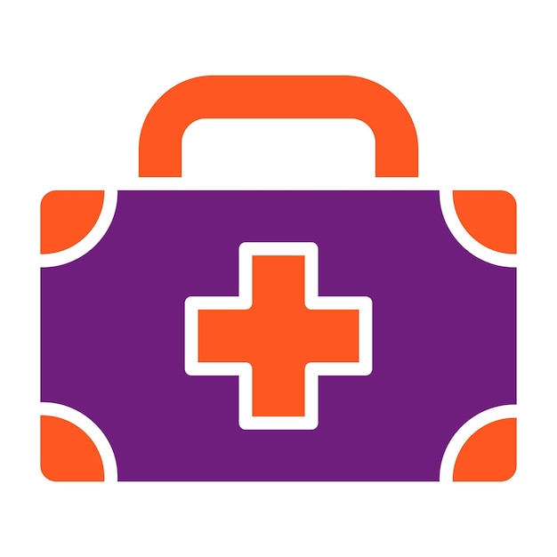 Kit de primeros auxilios Ilustración del diseño del icono vectorial