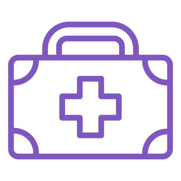 Kit de primeros auxilios Ilustración del diseño del icono vectorial