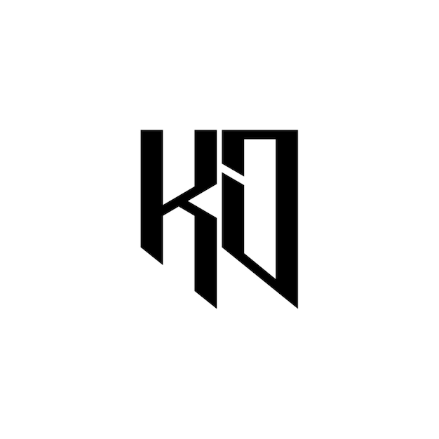 KJ monograma logotipo diseño carta texto nombre símbolo monocromo logotipo alfabeto carácter simple logotipo