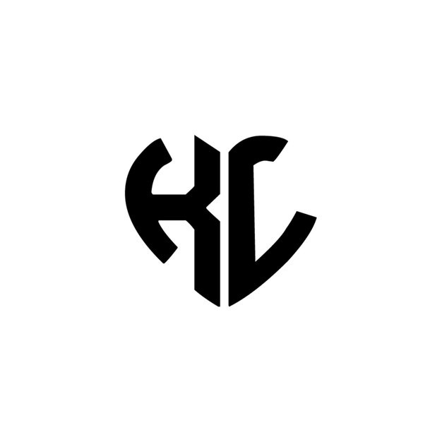 KL monograma logotipo diseño carta texto nombre símbolo monocromo logotipo alfabeto carácter simple logotipo