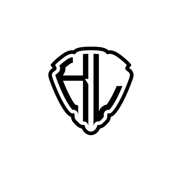 KL monograma logotipo diseño carta texto nombre símbolo monocromo logotipo alfabeto carácter simple logotipo