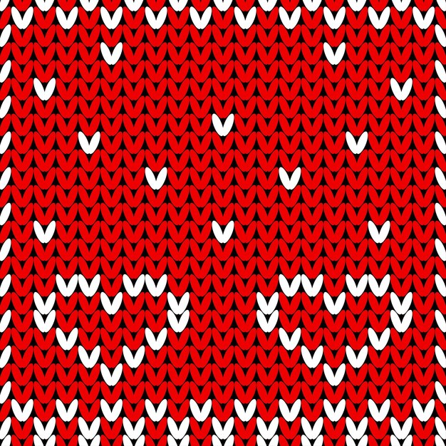 Knitted Seamless Pattern Background Knit Texture for Design New Year Card Christmas Invitation