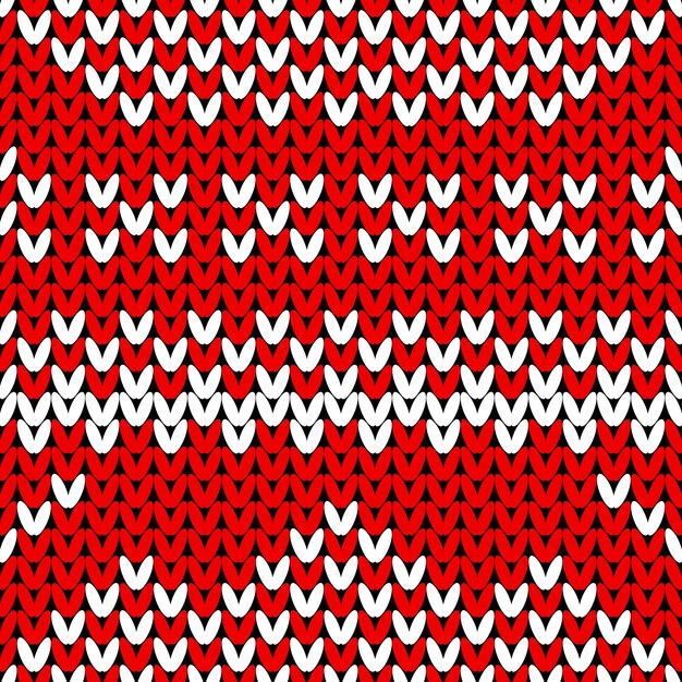 Knitted Seamless Pattern Background Knit Texture for Design New Year Card Christmas Invitation