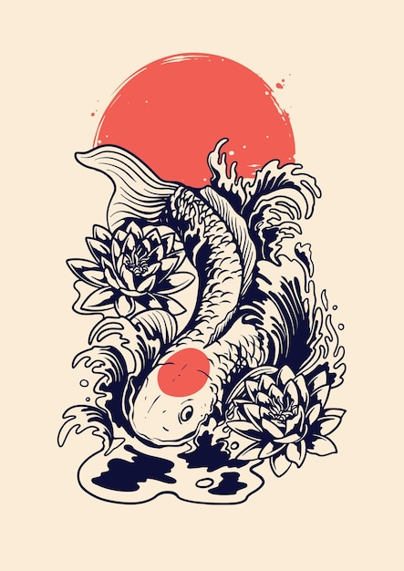 Koi japonés