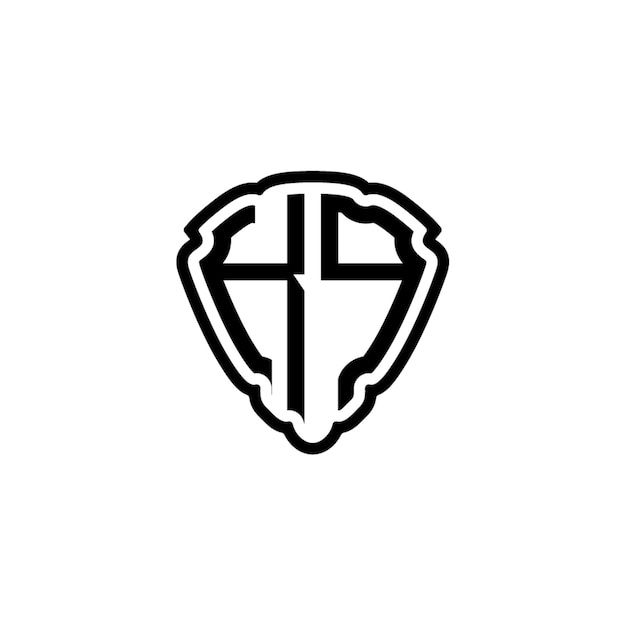 KQ monograma logotipo diseño carta texto nombre símbolo monocromo logotipo alfabeto carácter simple logotipo