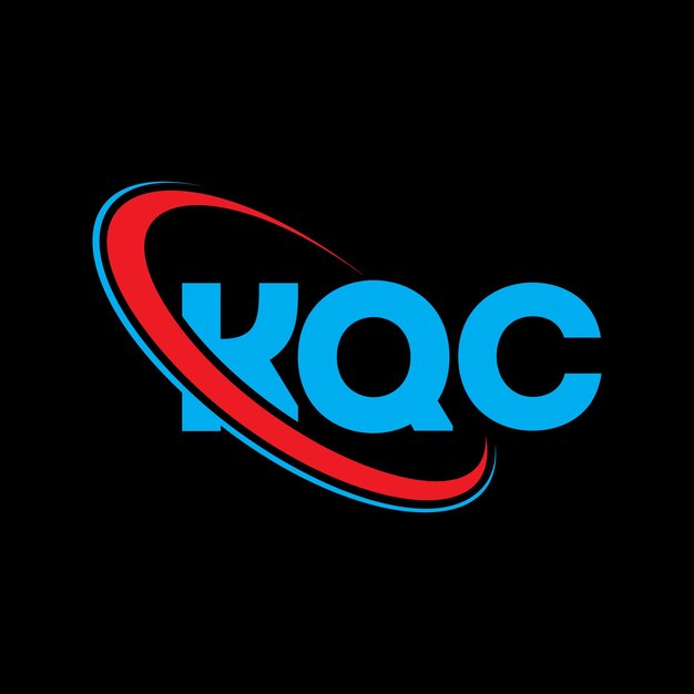 KQC logotipo KQC carta KQC letra diseño de logotipo Iniciales KQC Logotipo vinculado con círculo y mayúscula logotipo monograma KQC tipografía para negocios de tecnología y marca inmobiliaria