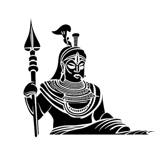 Vector krishna om namah dios hindú shiva dibujado a mano plano elegante pegatina de dibujos animados icono concepto aislado