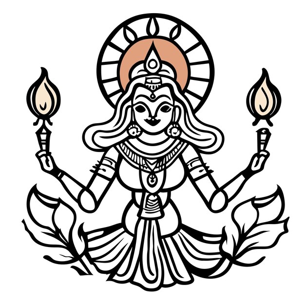 Krishna om namah dios hindú Shiva dibujado a mano plano elegante pegatina de dibujos animados icono concepto aislado