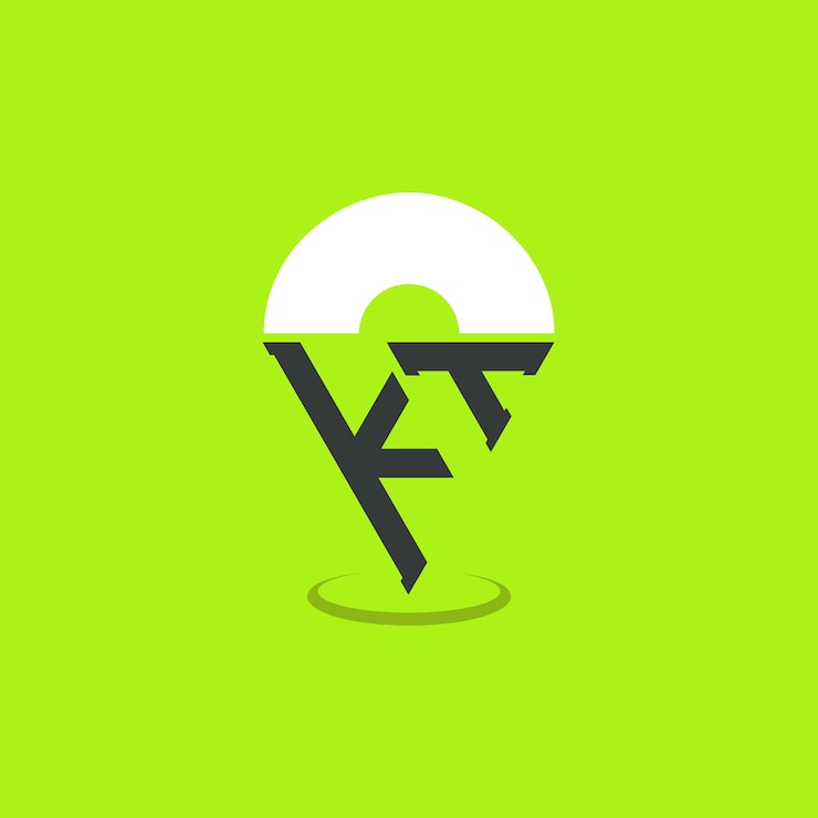 Vector kt diseño de logotipo de ubicación letras modernas iniciales kt logotipo de puntuación para aplicaciones de mapas de navegación y negocios basados en la ubicación