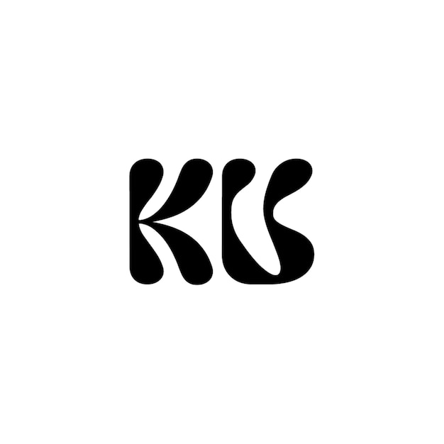 KV monograma logotipo diseño carta texto nombre símbolo monocromo logotipo alfabeto carácter simple logotipo