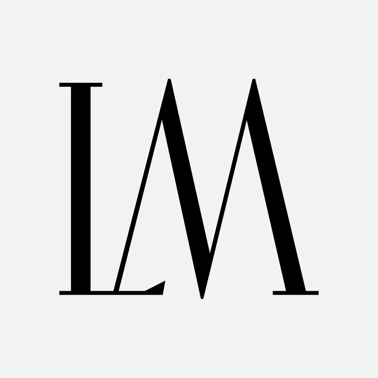 Vector l símbolo de diseño del logotipo monograma