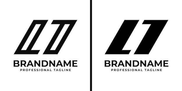 L1 o 1L Monograma Logos de letras Conjunto para negocios con iniciales 1L o L1
