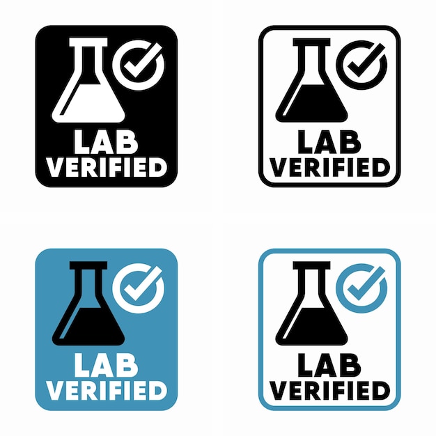 Labarro de información del vector verificado por el laboratorio