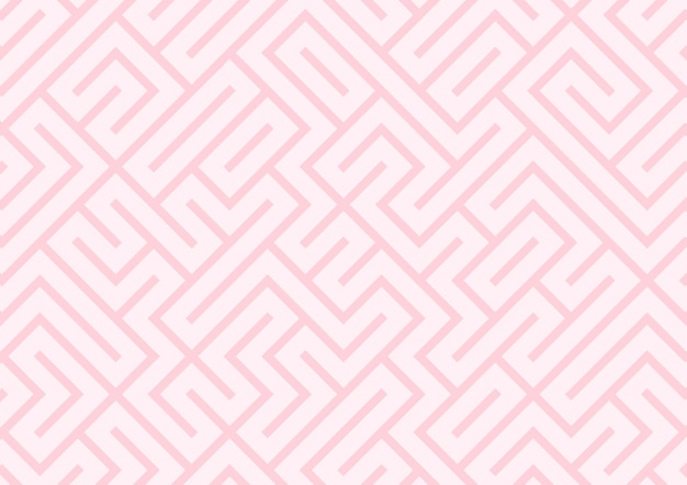 Laberinto retro línea rosa fondo abstracto suave mínimo