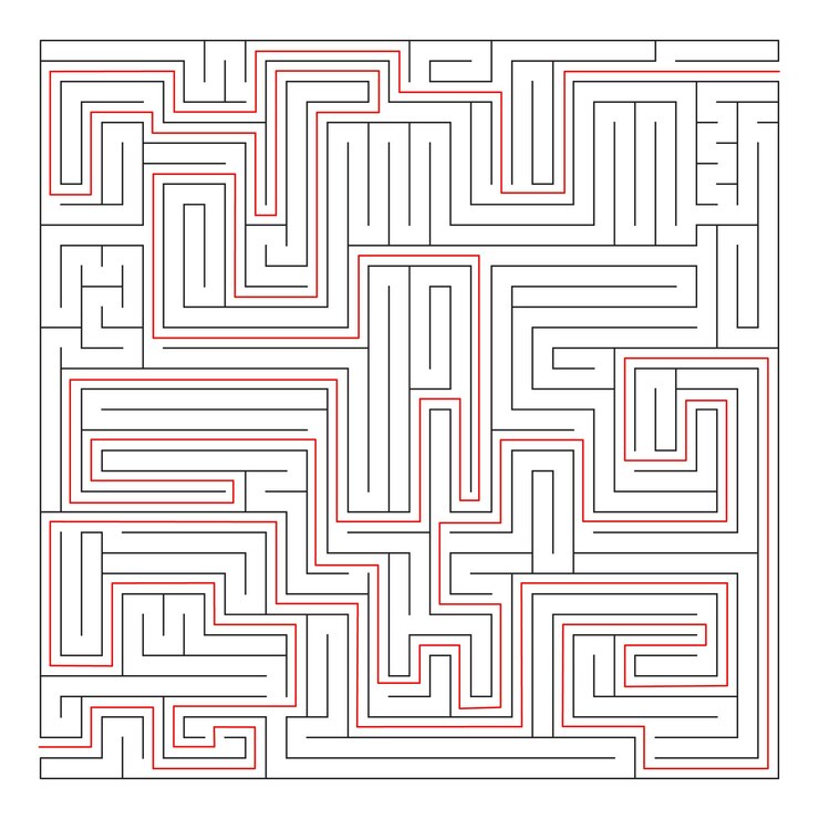 Vector laberinto de rompecabezas complejo laberinto. rompecabezas de vector lineal