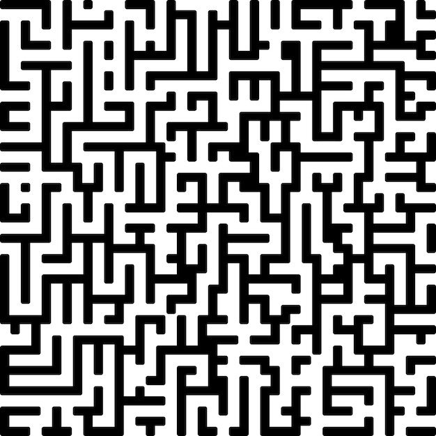 Laberinto textura vintage y lugar para su texto aislado Ilustración abstracta Concepto psicología resolución de problemas creativos pensamiento lógico el estudio de las relaciones humanas vector Ilustración eps10