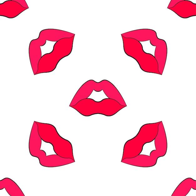 Labio de mujer sin costuras 26