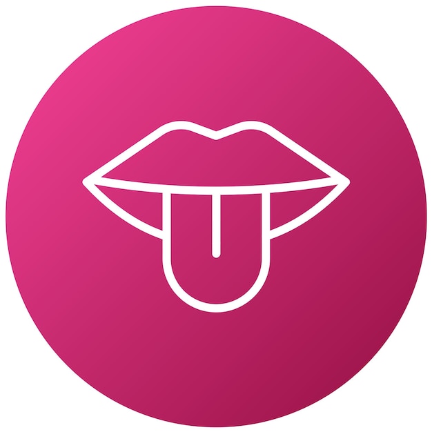 Vector labios rosados con un fondo rosado