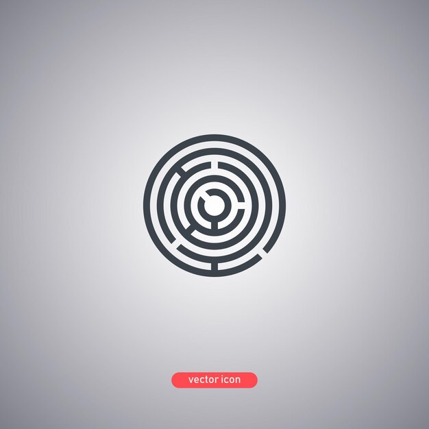 labirinth_icon ilustración vectorial