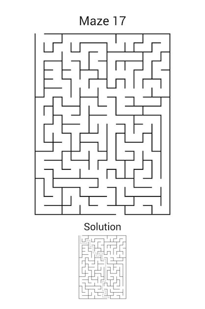 Labyrinth puzzle labyrinth juego banner resolver el misterio con la solución