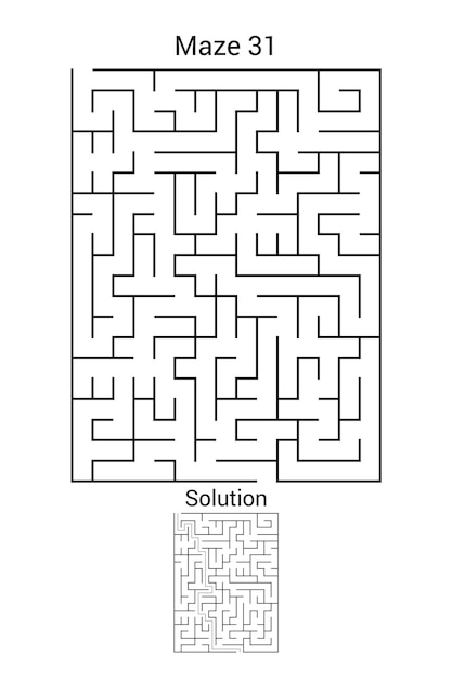 Labyrinth puzzle labyrinth juego banner resolver el misterio con la solución