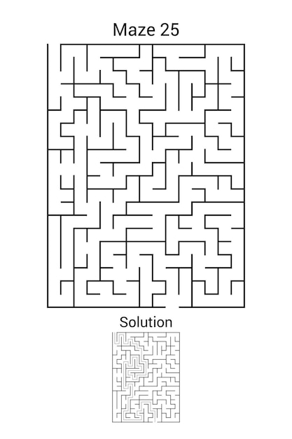 Labyrinth puzzle labyrinth juego banner resolver el misterio con la solución