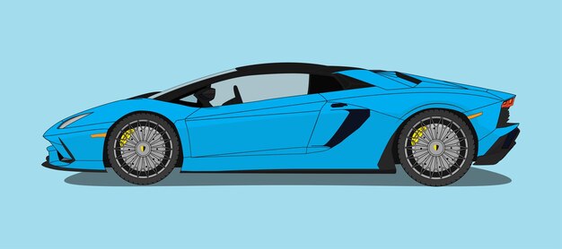 Vector lamborghini aventador arte vectorial