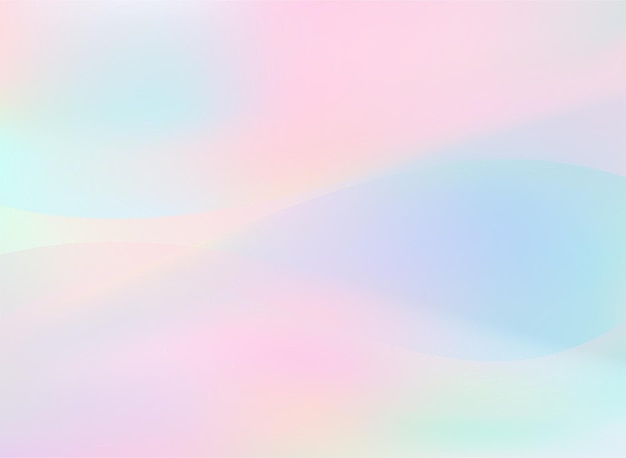 Lámina holográfica Gradiente de arco iris pastel Telón de fondo abstracto de colores pastel suaves