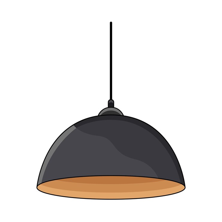 Vector lámpara colgante
