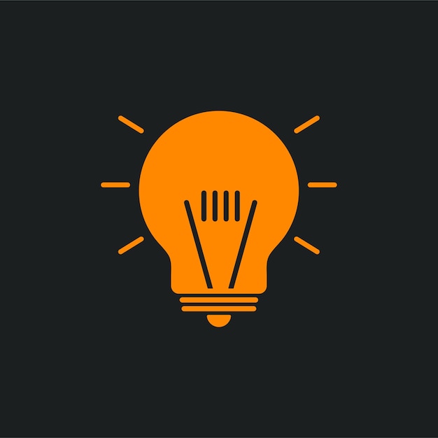 Lámpara eléctrica luz innovación electricidad idea solución pensamiento concepto símbolo de la creatividad de la idea