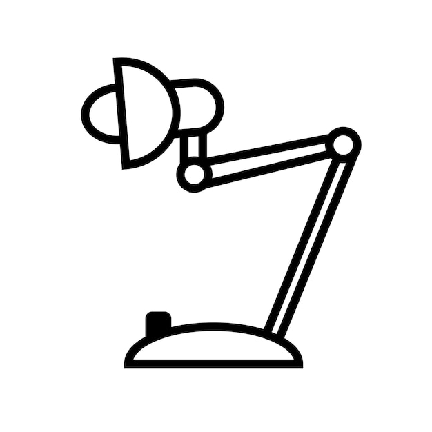 lámpara de estudio icono vector plantilla logotipo colección de moda diseño plano