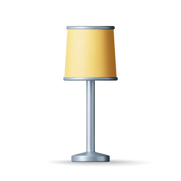 Lámpara interior de muebles 3D aislada en blanco
