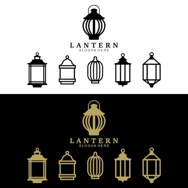 Lámpara islámica de linterna logotipo para la decoración del hogar retro vintage