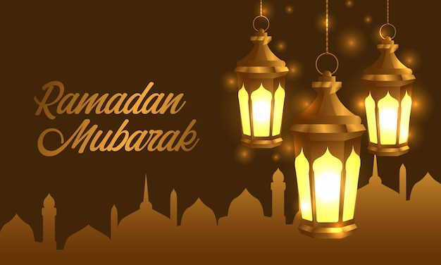 Lámpara de linterna árabe fanous para Ramadán Mubarak