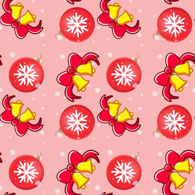 Lámpara de navidad creativa roja y patrón de fondo de campana