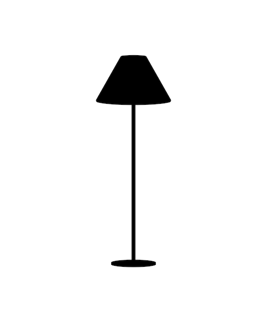 Lámpara de pie moderna silueta trabajo sala de estar y dormitorio lámpara de luz decorativa