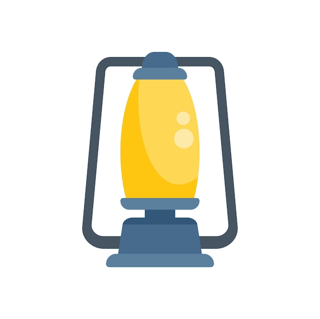 Lámpara de queroseno que brilla brillantemente proporcionando luz en la oscuridad