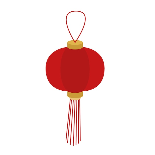 lámpara roja estilo tradicional chino