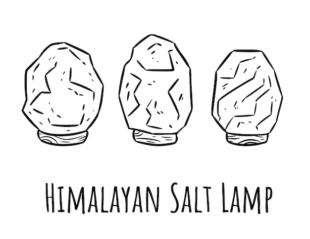 Lámparas de sal del Himalaya.