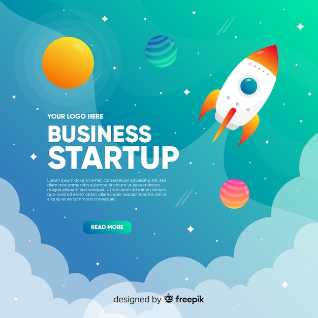 Landing page de startup