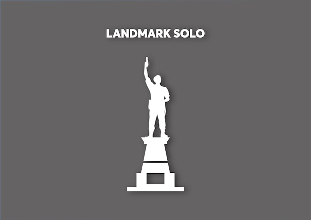 Landmark Solo (Surakarta) en Plano 2D