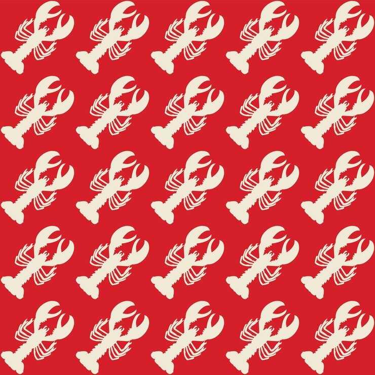 Vector langostas retro abstractas línea diagonal mínimo patrón vectorial sin costuras colores de moda de moda